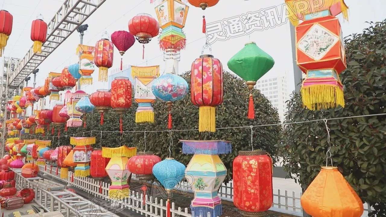 ky全站app：运城市中心城区主要街道公园，花灯盏盏迎新春(图8)